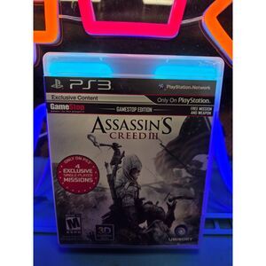 Assassins Creed III (Gamestop Edition) for Sony PlayStation 3
